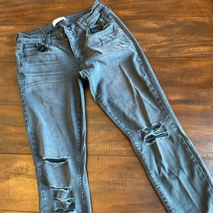 Parker Smith Distressed Black Denim